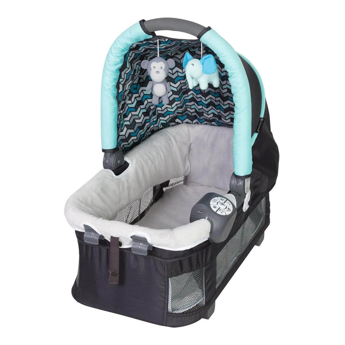 Baby Trend Resort Elite Nursery Center Playard with Bassinet and Travel Bag. Laguna Blue - Product image 7