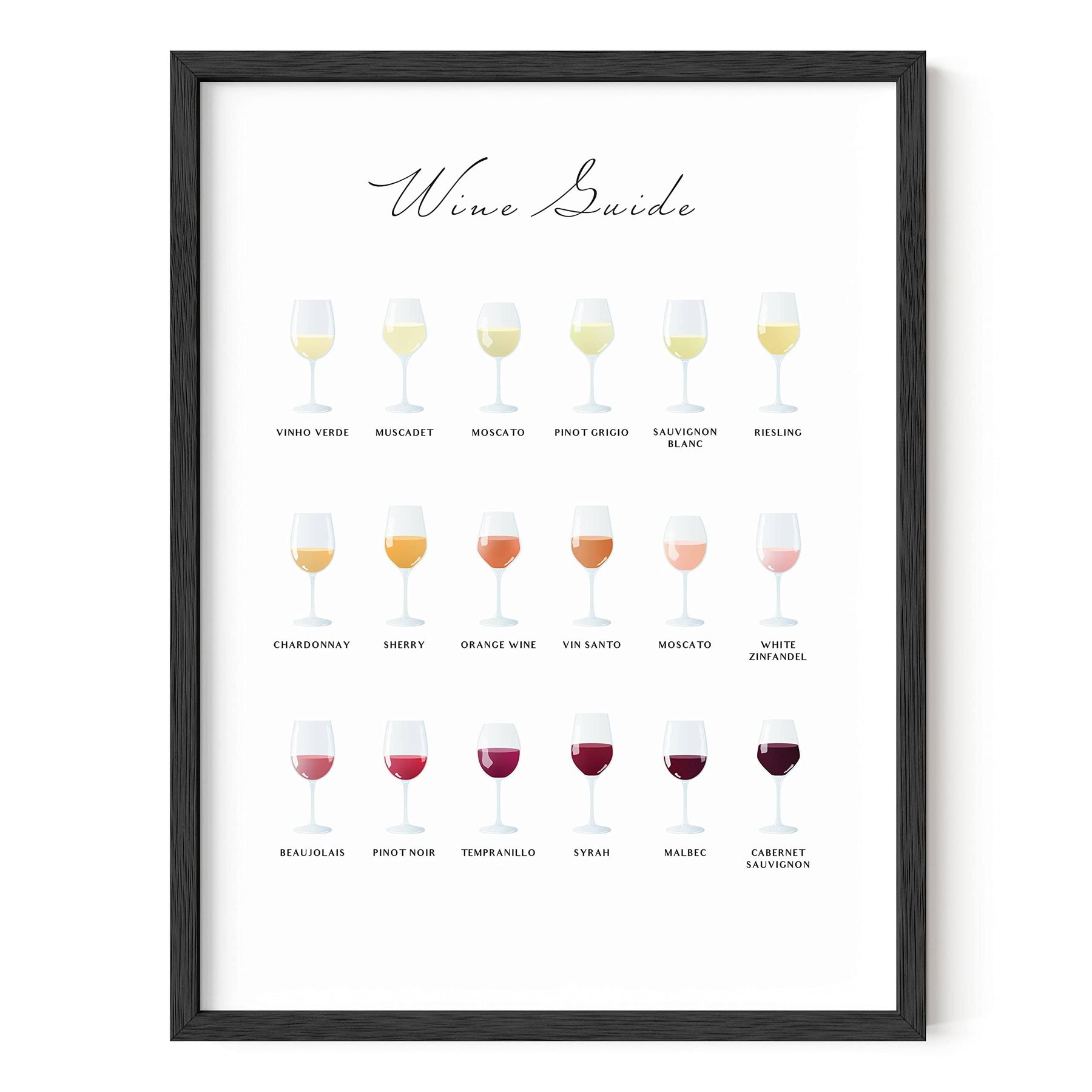 Haus and Hues Wine Poster Wine Prints Wall Art Wine Decor for Kitchen Wine Wall Decor Bar Wall Decor Wine - Product image 1