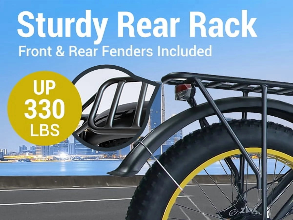 5000w Peak Dual Motor Electric Bike, 26" Fat Tire Shimano 21 Speed 45 MPH Commuter Mtb - Product image 13