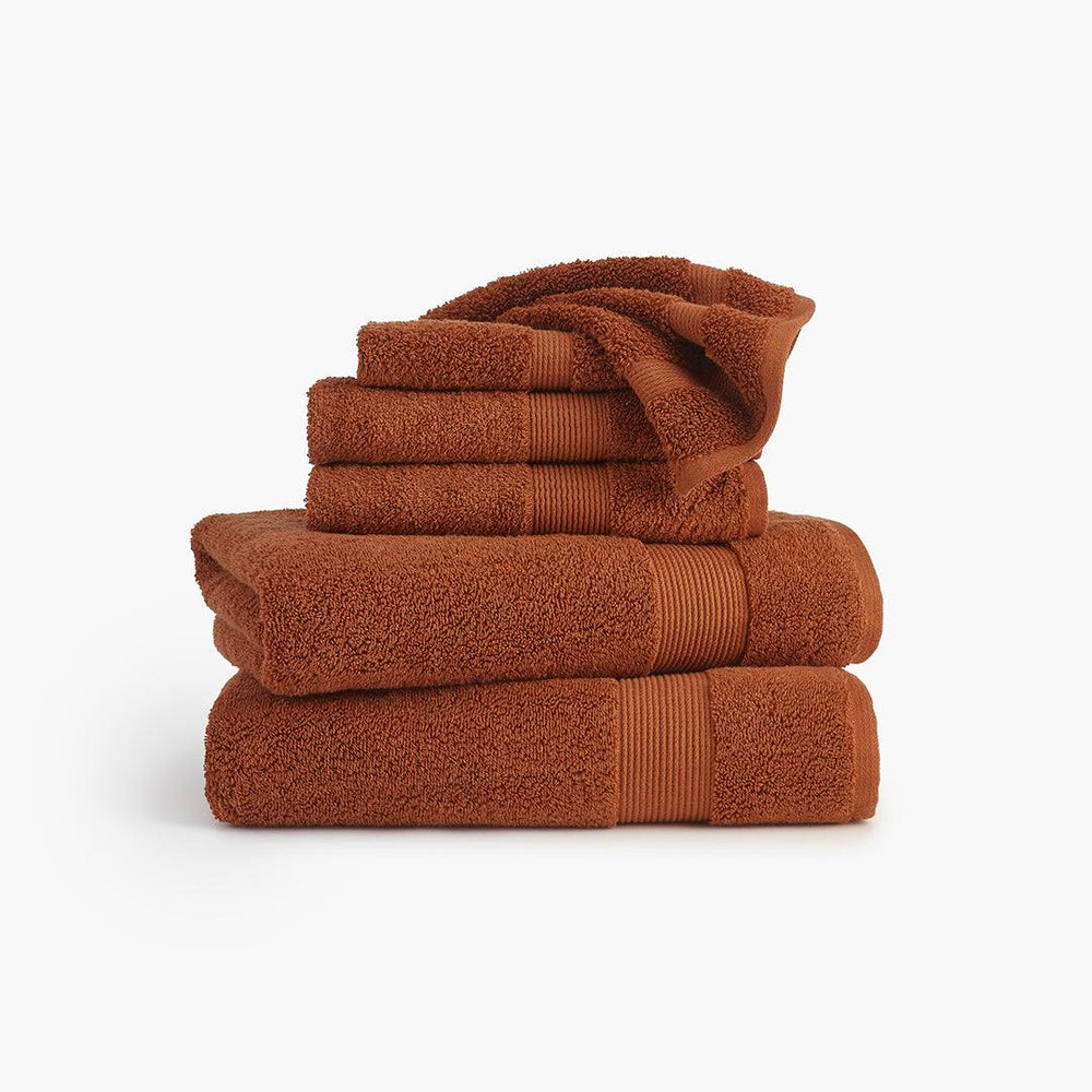 Under The Canopy Classic Organic Towel - Rust, Rust / Bath Sheet Bath Sheet Rust