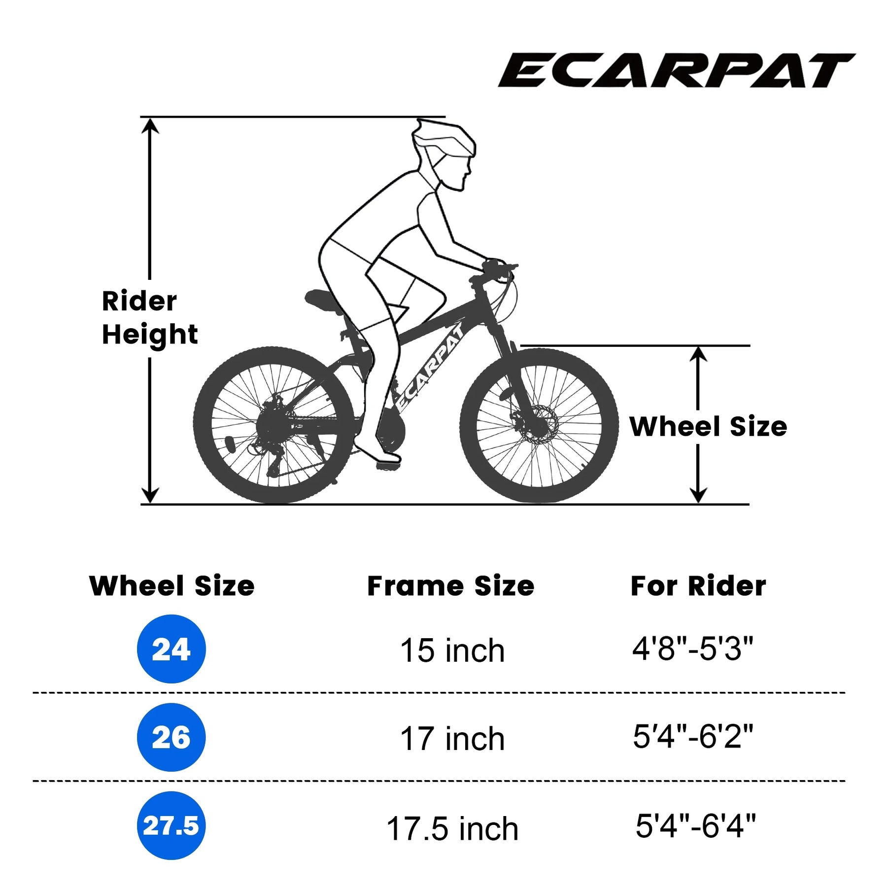 Ecarpat 26 in Mountain Bike, 21 - Speed Bike with Dual Suspension, High - Product image 10