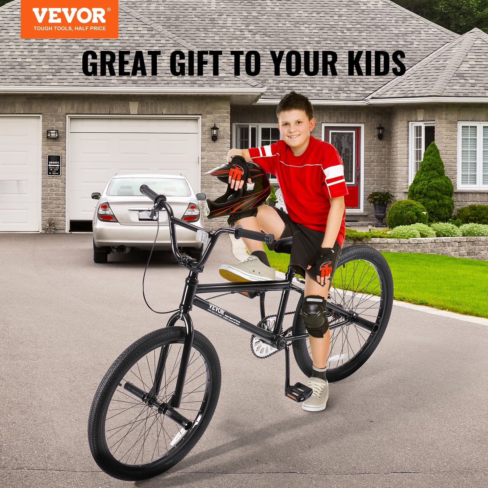 VEVOR BMX Bike, 24 - Inch Wheel Freestyle Bike, BMX Race Bike with 4 Pegs, Beginner - Product image 5