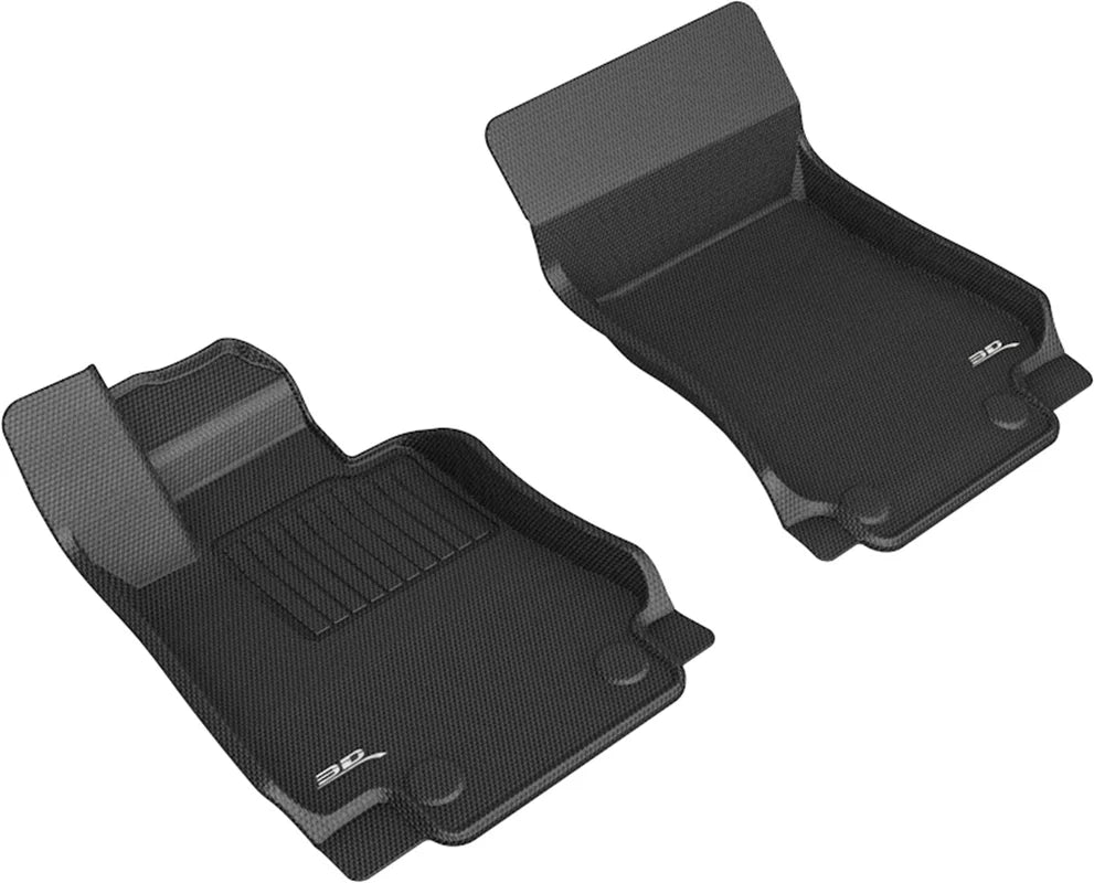 3D MAXpider L1AR00111509 - 17-21 Alfa Romeo Giulia RWD / Giulia Quadrifoglio Kagu 1st Row Floormats - Black