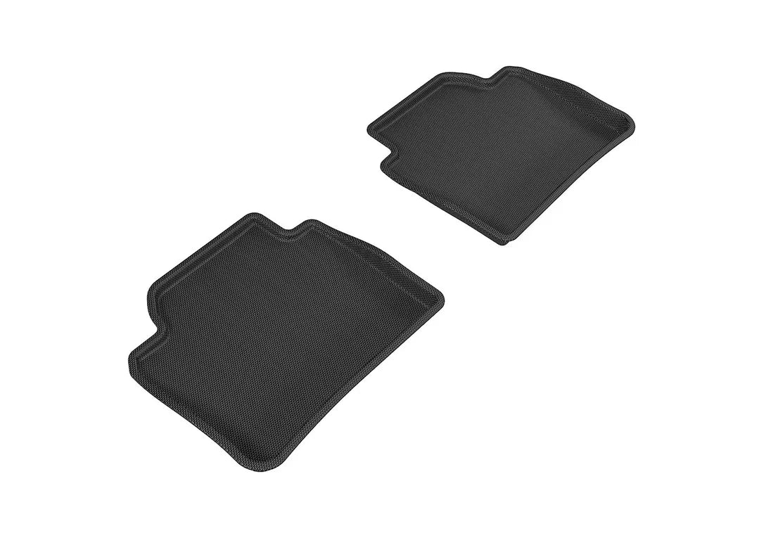 3D MAXpider L1BM03721509 - 2012-2020 BMW 3 Series/4 Series Gran Coupe F30/F36 Kagu 2nd Row Floormats - Black