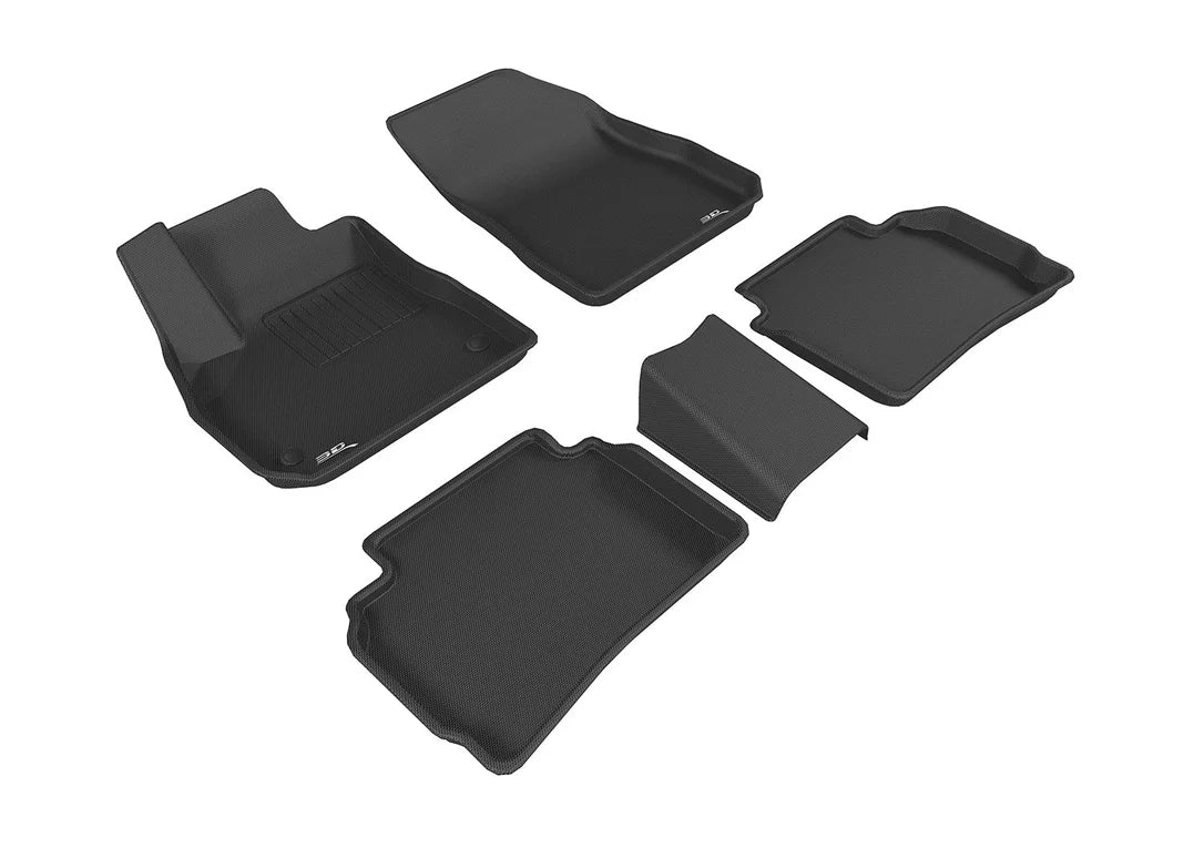 3D MAXpider L1CH07701509 - 2016-2020 Chevrolet Malibu Kagu 1st & 2nd Row Floormats - Black